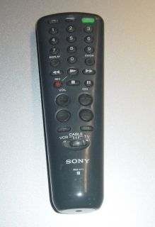 GENUINE SONY TV REMOTE CONTROLLER VCR/TV/Cable EXCELLENT CONDITION!!
