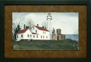 Whitefish Point Billy Jacobs Lighthouse Framed Print