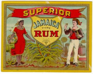 Pre Pro Superior Jamaica Type Rum Label