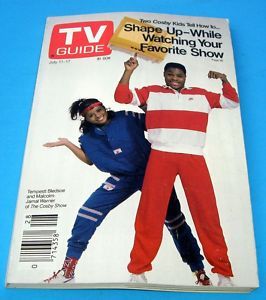 1987 TV Guide Malcolm Jamal Warner Cosby Show FP