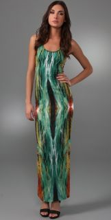 Torn by Ronny Kobo Adrianne Laser Brush Long Dress