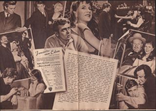 James Dean East of Eden German Movie Program