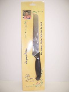 Jacques Pepin by Lunt 7 Bread Tomato Knife New