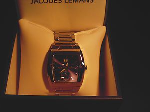 Jacques LeMans Tonneau Big Date Watch