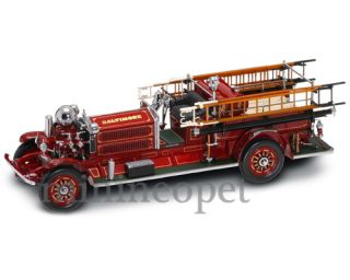Yat Ming 1925 25 Ahrens Fox N s 4 Fire Truck 1 24 Red
