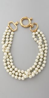 Fallon Jewelry Large 3 Strand Pearl Necklace