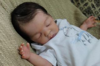 Sweet Reborn Baby Boy Jack Combi Hair GHSP Fine Detail