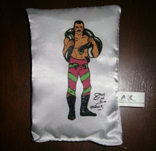 Jake The Snake Roberts WWF WWE Wrestling Rare Novelty Mini Pillow from