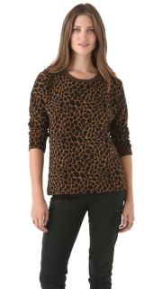 Madewell Stacey Animal Print Pullover