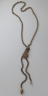 Cynthia Dugan Jewelry Bronze Medallion Necklace