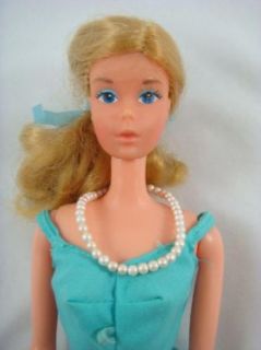 Vintage Mattel Inc 1966 Taiwan Barbie Blond Blue Eyes