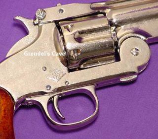 1869 Schofield 45 Revolver Pistol Nickel Old West Gun