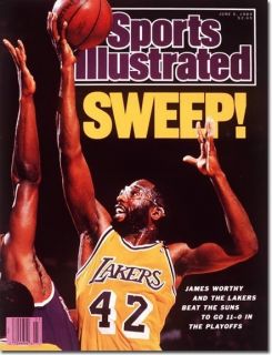 Sports Illustrated 6 5 89 James Worthy Los Angeles Lakers Vicki Huber