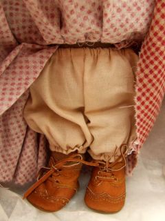 Jan Shackelford Soft Sculpt 9 5 Hand Made Cloth Willie Lee Doll New