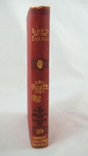 Antique Vol 29 Lord of The Isles Handy Volume Sir Walter Scott Small