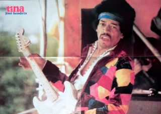 James Marshall Jimi Hendrix Old Poster Over 30 Years Very Very RARE