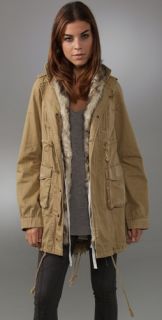 Free People We the Free Faux Fur Trimmed Parka
