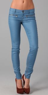 Victoria Beckham Zip Low Rise Skinny Jeans