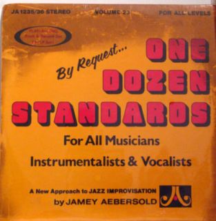 Jamey Aebersold One Dozen Standards 2 LP SEALED Ja 1235 36 Vinyl 1981