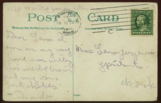 060811 Churches of Jamestown ND North Dakota Postcard 1911