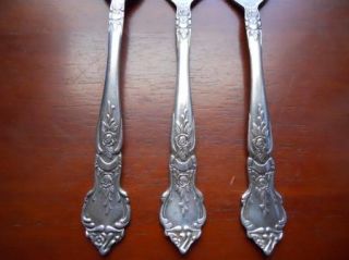 National Stainless Flatware Japan Rose Leaf Pattern Pieces Silverware
