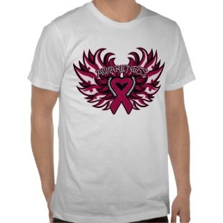 Sickle Cell Anemia Awareness Heart Wings.png T shirt