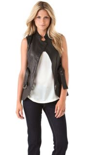 Rachel Zoe Nora Leather Vest