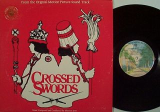 Crossed Swords Soundtrack LP Warner Bros Maurice Jarre
