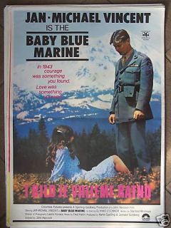 Baby Blue Marine Jan Michael Vincent YUGO Poster 1976