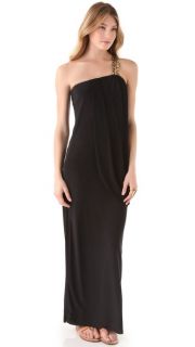 Tbags Los Angeles One Shoulder Maxi Dress