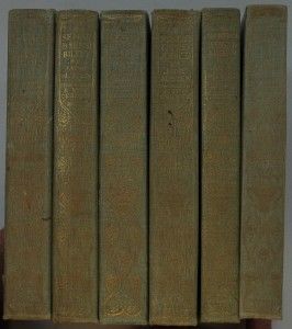 Rare 1907 1909 6 volume set Jane Austen C. E. Brock 144 color