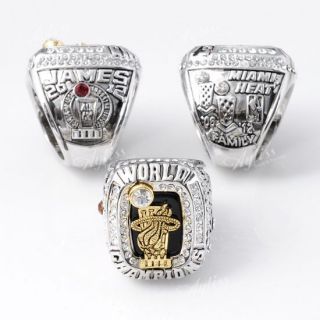 1pc 2012 Miami Heats Lebron James Championship Replica Ring Souvenir