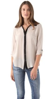 Splendid Button Down Top with Pocket