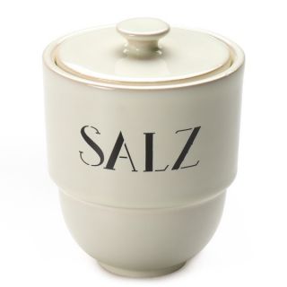 Bauhaus Original Lidded Pottery Salt Jar Box Modernist