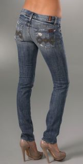 7 For All Mankind Roxanne Slimmer Skinny Jeans with Studs