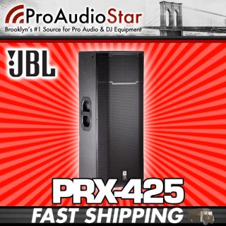 JBL PRX425 Dual 15 Passive PA Speaker PRX 425 PROAUDIOSTAR