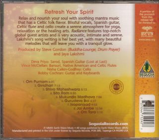 Jaya Lakshmi Radiance Spiritual Mantras Folk Music CD 727044712927