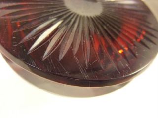  Baccarat Faceted Sulfide Jean Jacques Rousseau Paperweight 1974