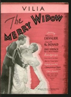 Merry Widow 1934 Jeanette MacDonald Vilia