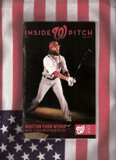 Washington Nationals Inside Pitch Jayson Werth Vol 5 Issue 10 with 2