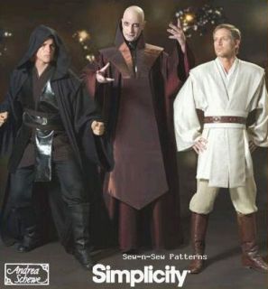  4450 Sewing Pattern Star Wars Costume Jedi Robe Anakin XS XL