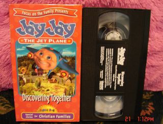 Jay Jay The Jet Plane Discovering Together VHS Ages 2 7 043396100961