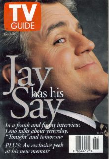 TV Guide October 5 1996 Jay Leno Tonight Show Lily Tomlin Tim McCarver