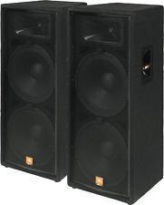 JBL JRX125 Dual 15 2 Way Speakers Almost Brand New Only Used Twice
