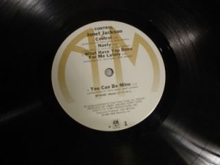 Janet Jackson Vintage Vinyl LP Record Album Control