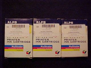Brand New Alps MD Series Multicolor Ink Cartridges