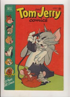 Tom and Jerry Comics 85 Dell Publishing Golden Age MGM