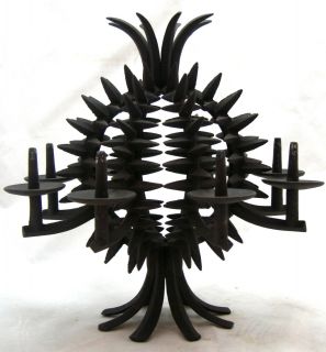 Jens Quistgaard Dansk Designs Wrought Iron Pineapple Candle Holder