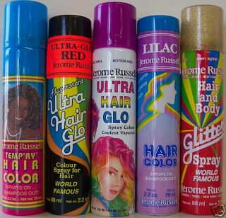 Jerome Russell Hair Color Sprays 2 2oz New 21 Colors