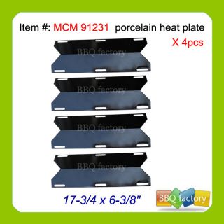 Jenn Air Replacement Gas Grill Porcelain Steel Heat Shield Plate 91231